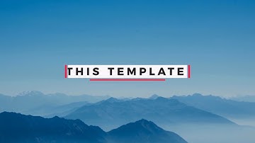 Auto Resize Titles | After Effects Project Files - Videohive template