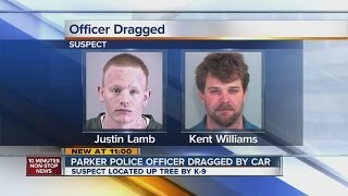 Officer Dragged By A Car Thursday Morning As Suspect Tried To Escape