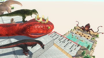 Destroy The Crocodile Army – Battle With The Giant Boss | Dinosaurs Simulator