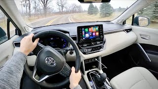2022 Toyota Corolla Cross XLE AWD - POV Review