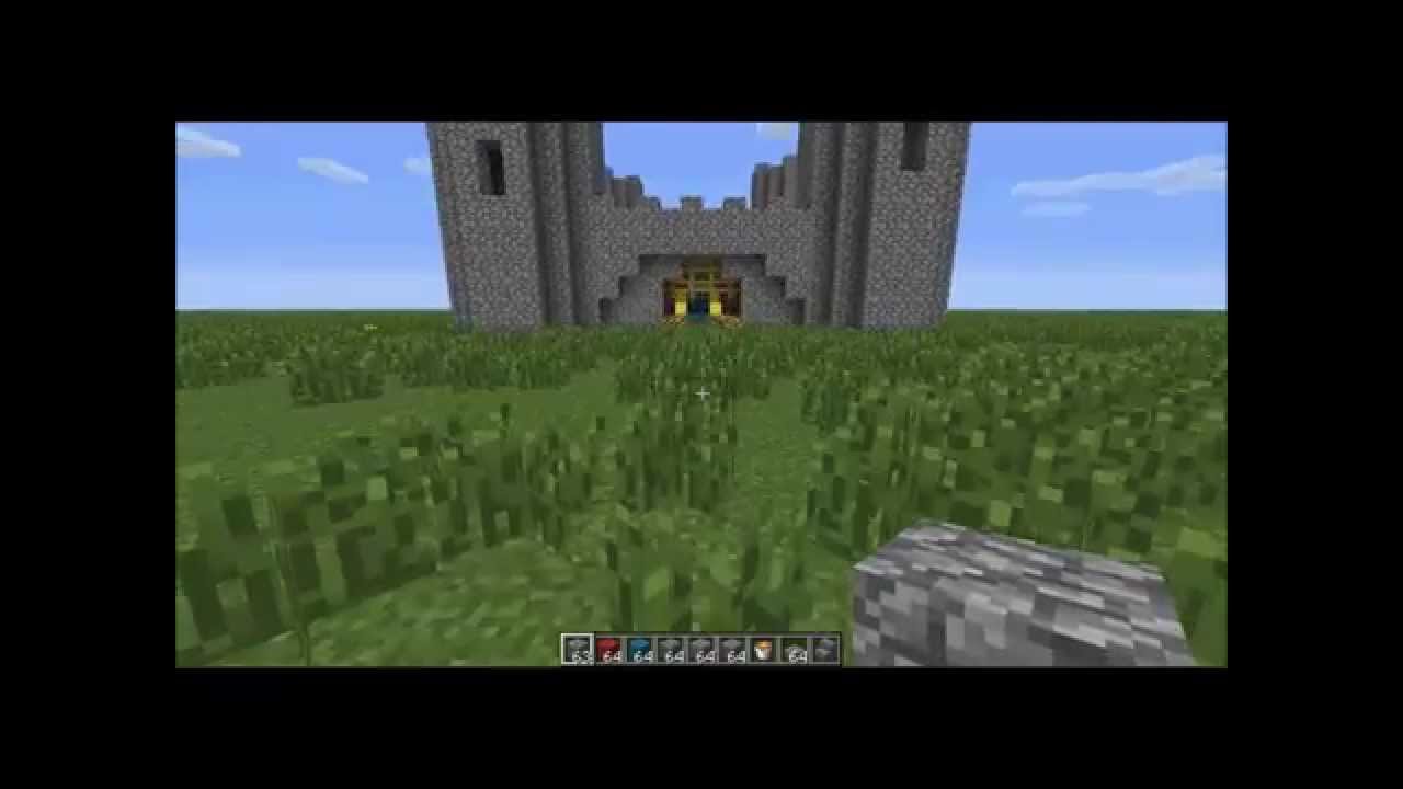 Minecraft come costruire un castello - YouTube