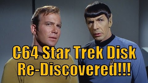 Star Trek Commodore 64 Disk Discovered - Vic C64 Sid Chip Music Games - Dave Bradley - Episode 663