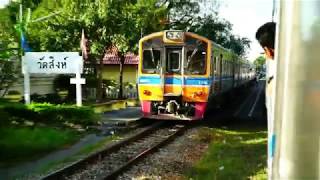 นั่งรถไฟเที่ยว : วงเวียนใหญ่ - มหาชัย / บ้านแหลม - แม่กลอง (ตลาดร่มหุบ) Maeklong Railway Market