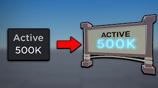 How to make an ACTIVE PLAYER COUNTER in ROBLOX! screenshot 5