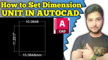 How to Set dimension Unit in Autocad | Tutorial urdu hindi English 2025 | Nabeel Architect
