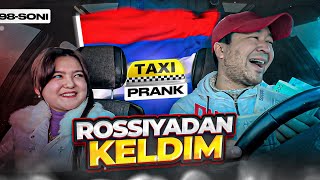 Taksida Prank #98-Soni😅 Rossiyadan 5 yilda kelgan yigit obrazidaman😊