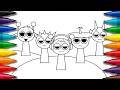 Incredibox Sprunki New Coloring Pages🎨 | How to Color  Incredibox Sprunki