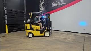 2017 YALE GLC050VX 5,000 LBS CUSHION LPG FORKLIFT STK 16349