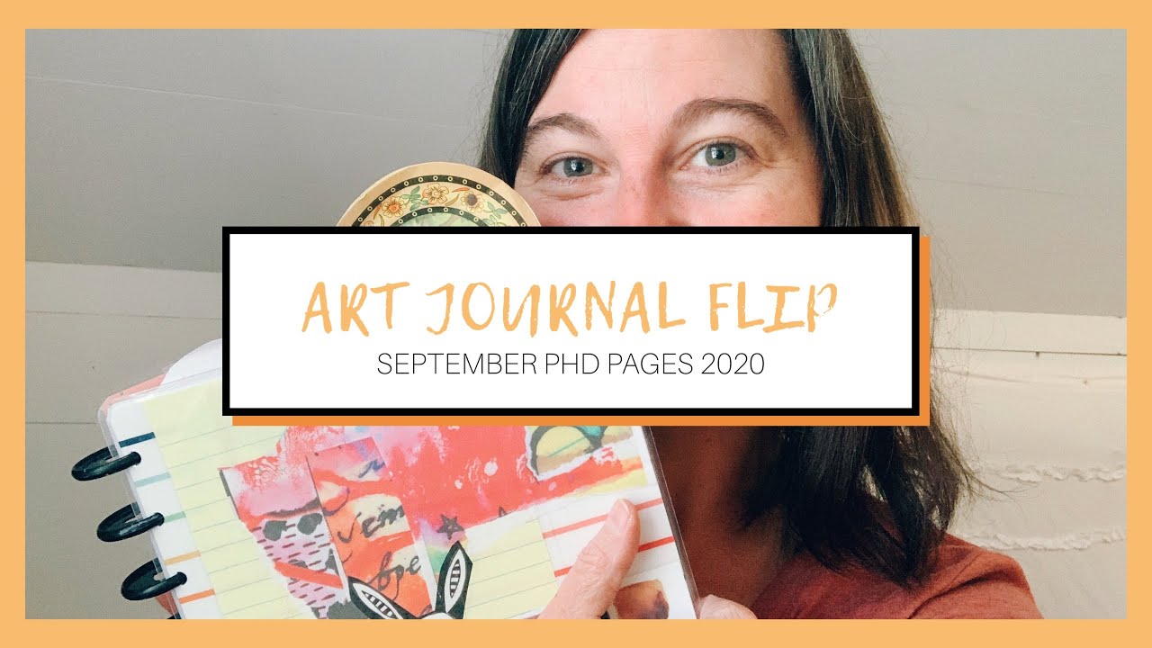 Ежедневник Wellness Happy Planner ART JOURNAL Flip: страницы сентября