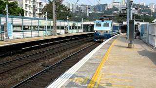 The Southbound Through Train T807 (GuangZhou to Kowloon) SS8 0192 + 25Z at University Station