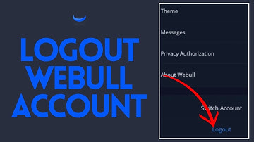 How to Logout Webull Account 2024 | Sign Out Account on Webull