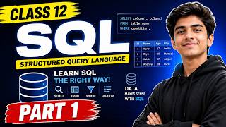 Class 12 SQL Part 1 | Complete Beginner Guide 🔥 | Learn SQL from Scratch