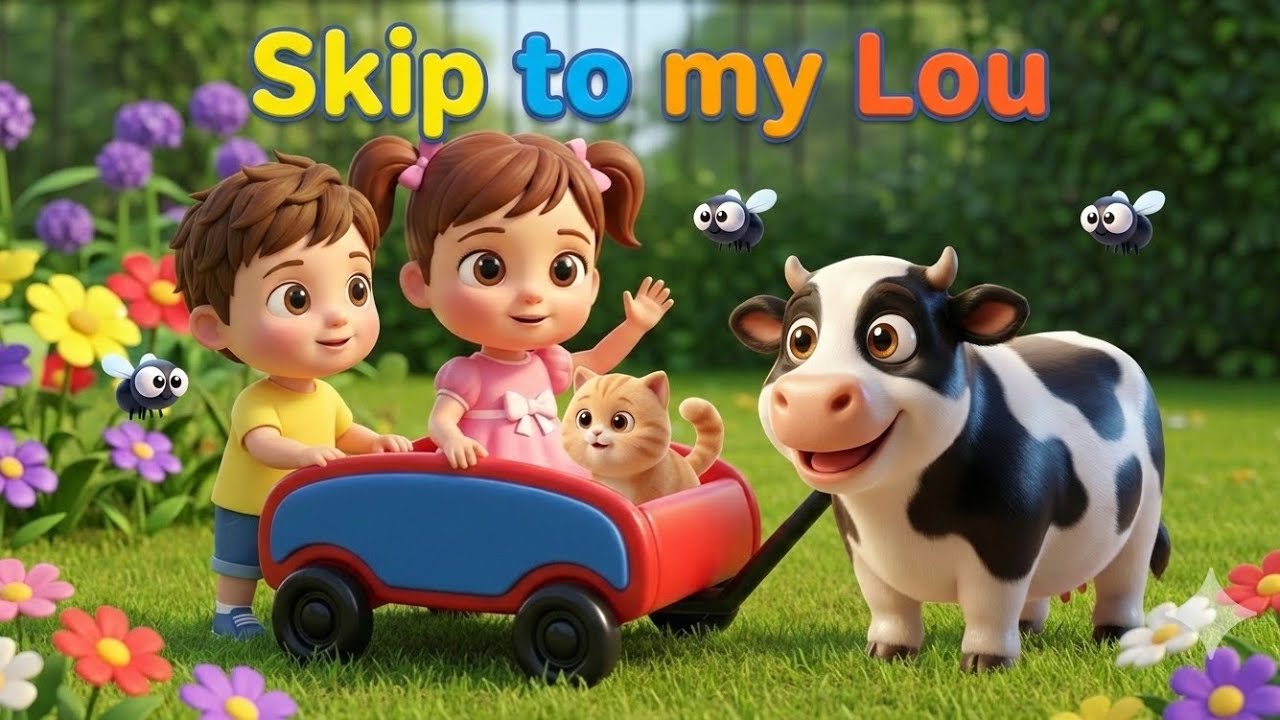Skip to My Lou 🎶 | Nursery Rhyme for Kids | Jojo Little Toons & Rhymes