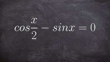 Using half angles to solve trigonometric equations