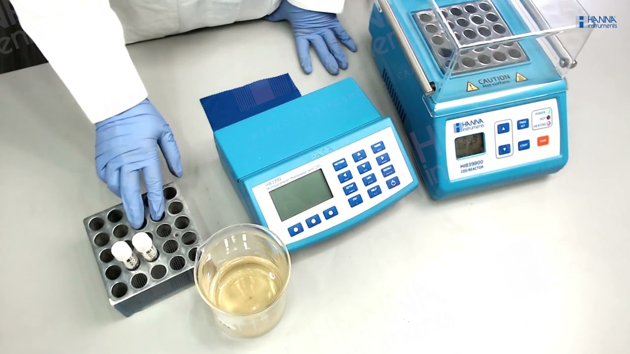 Determinación de DQO con el HI83399 y el termorreactor HI839800