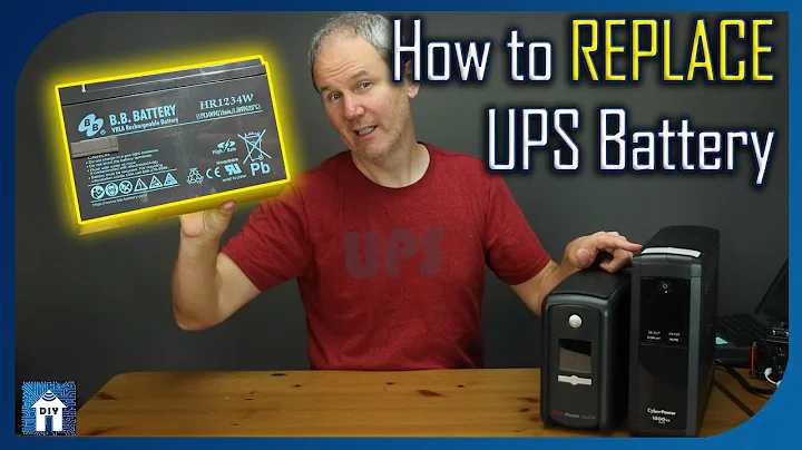 How To Replace a UPS Battery - Security System Battery Backup
