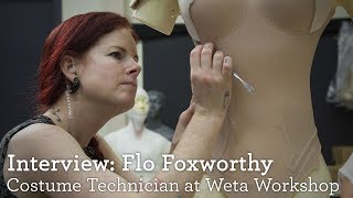 Weta Costume Technician Flo Foxworthy On The Major's Thermoptic Suit