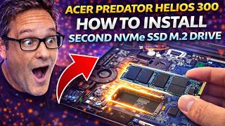 Famous Acer Predator Helios 300 - How to install a second NVMe SD M.2 drive Net Worth