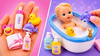 We Made the Sweetest Baby Doll Essentials! 🍼💖 Easy DIY Mini Crafts & Tiny Accessories