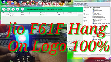 jio f61f hang on logo flashing 100% percent working