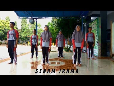 Senam Irama Kelompok 1 IX A (Pemanasan - Inti - Pendinginan) MTsN 1 Jember Tahun Pelajaran 2017-2018