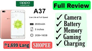 Murang Cellphones sa Shopee Oppo A37 Review Unboxing Budget Phone sa shopee