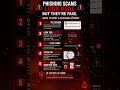 Phishing Scams Look Real But They're Fake 🚨 5 Warning Signs