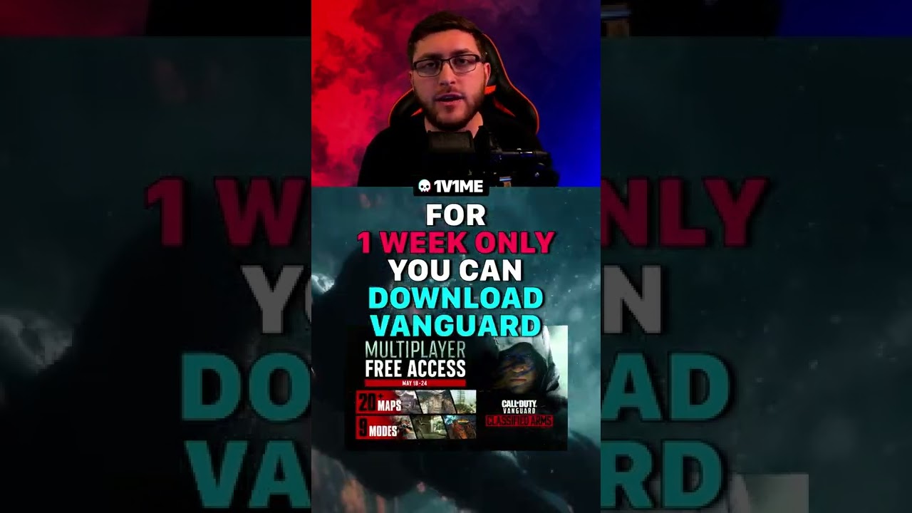 Call of Duty: News - VANGUARD MULTIPLAYER FREE ACCESS WITH 20 MAPS & 9 MODES - Limited Time | SHORTS