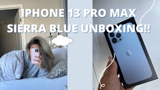 Unboxing iPhone 13 pro max * SIERRA BLUE * | My honest thoughts on having a blue phone