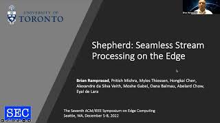 Shepherd: Seamless Stream Processing on the Edge (SEC 2022)