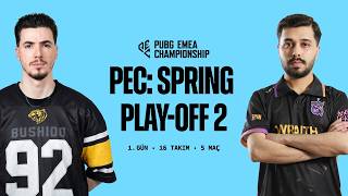 PEC: Spring - 2. Play-Off'lar - 1. Gün