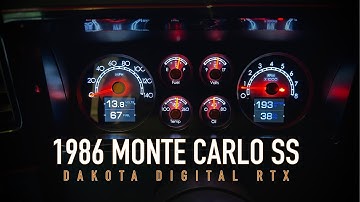 Dakota Digital Dash Install: G-Body 1986 Monte Carlo SS