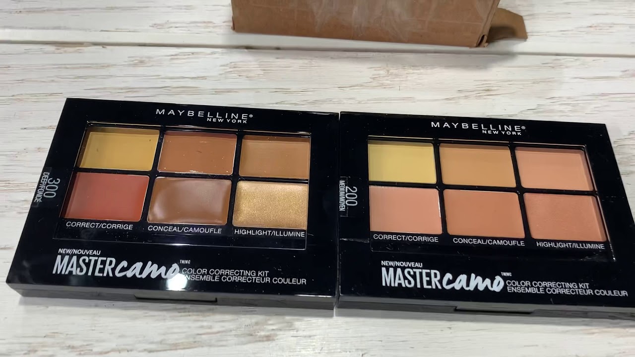 WHOLESALE MAKEUP - Maybelline Master Camo Color Correcting Kit 200 & 300 - WHOLESALE MAKEUP