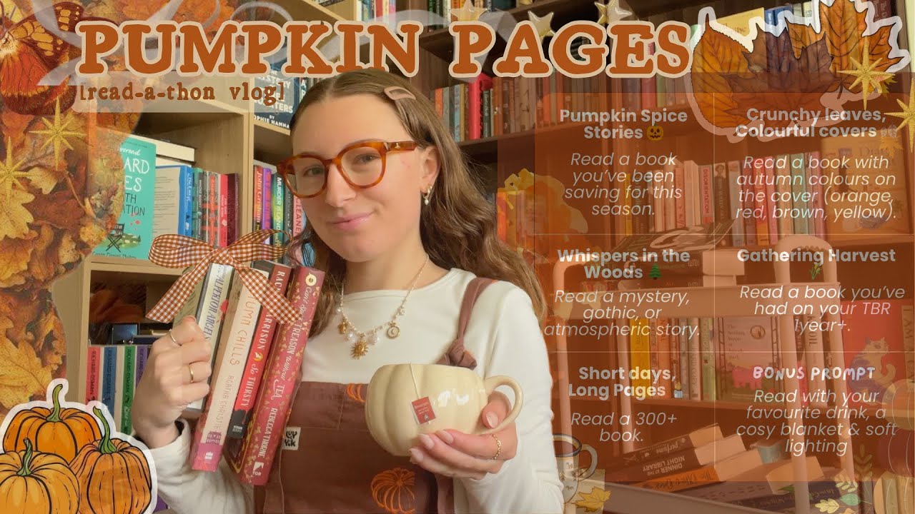 Порция осеннего уюта || Чтение «Страниц тыквы» [Видеоблог] 🎃🍁🍂🥧
