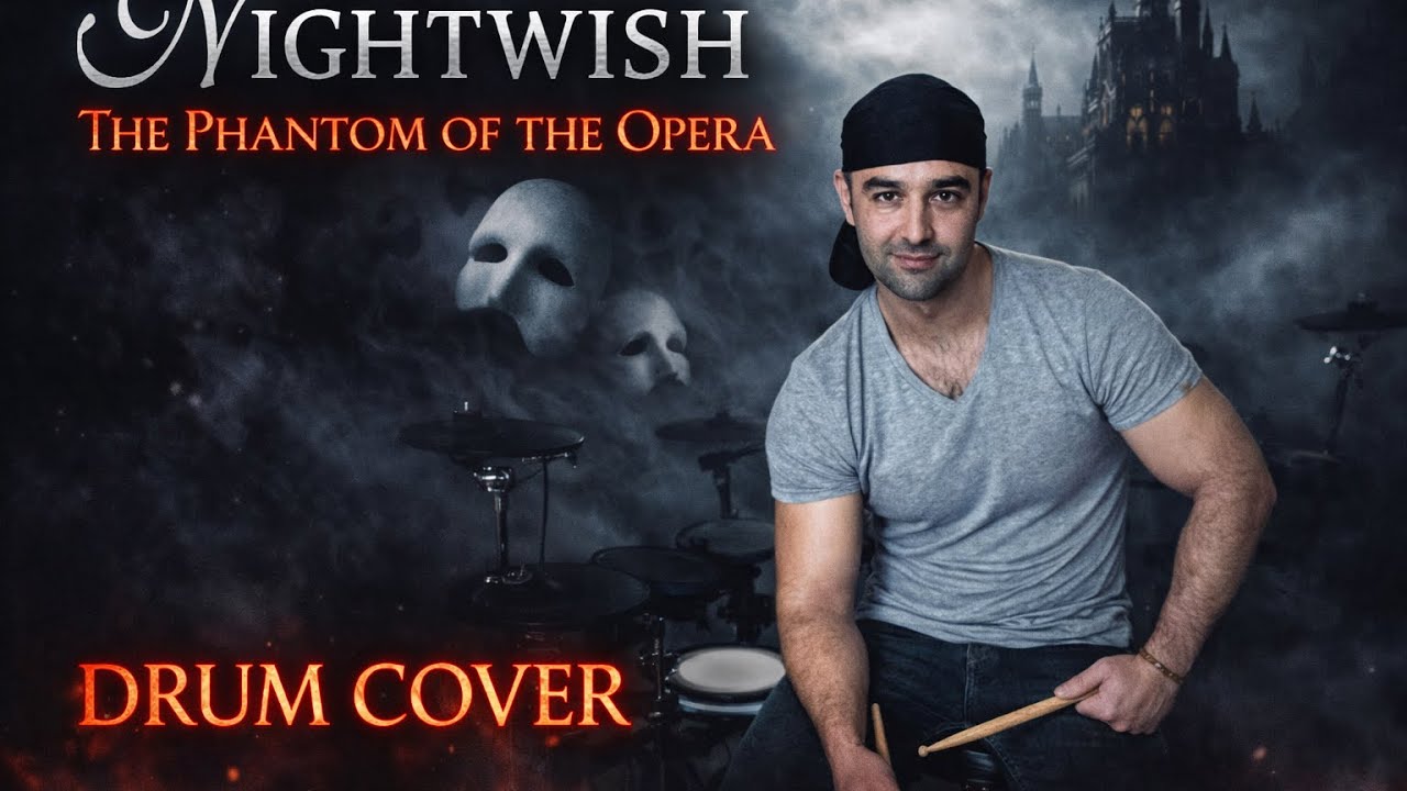 Nightwish - The Phantom Of The Opera ( Drum Cover ) 