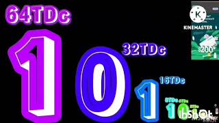 Binary numbers extended ^ 18 from @ZācTmxYaxaSáltNOTAVAILABLE-p8p 