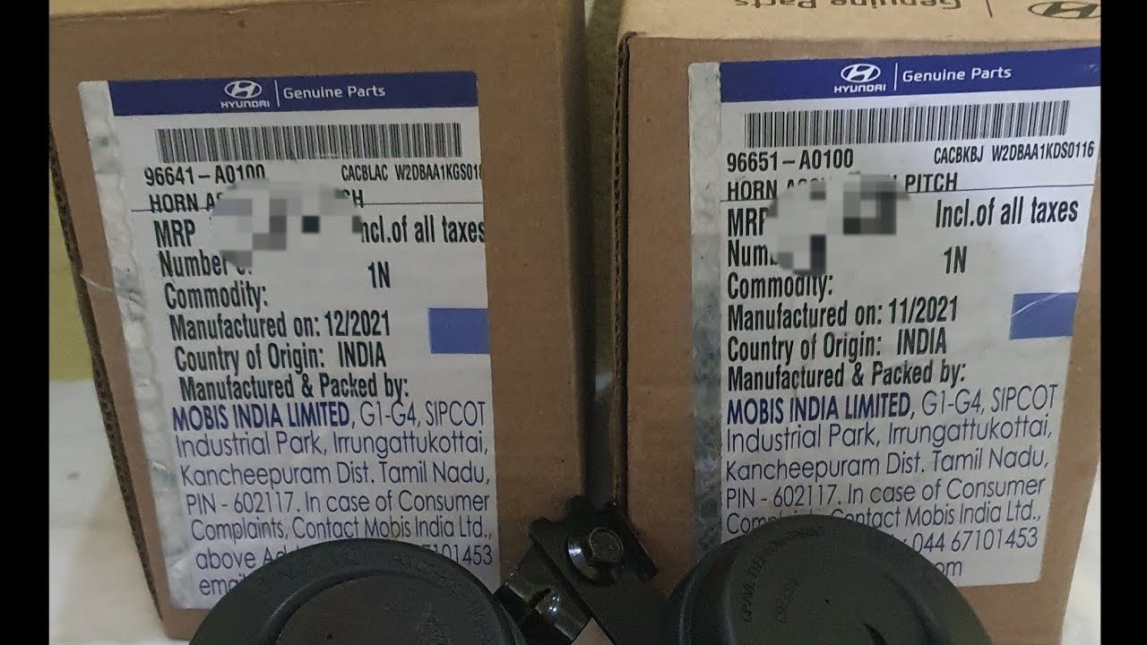 Hyundai Creta orignal Trumpet horn set Creta horn sound Trumpethorn