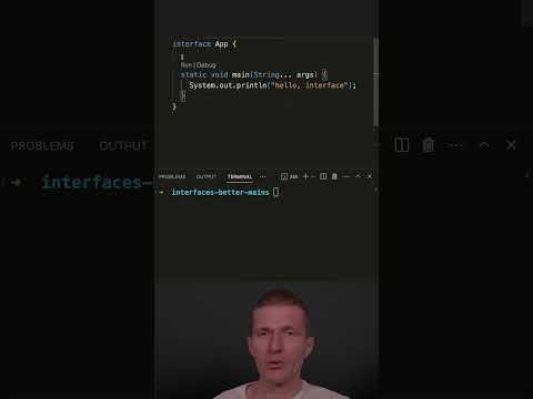 Are Interfaces Better "Main Classes"? #java #shorts