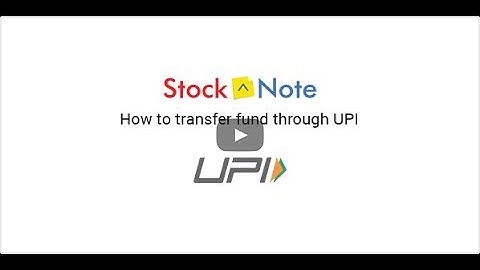 Instant Fund Transfer via StockNote app| UPI | Tutorial Videos | SAMCO