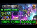 100% PURE DAMAGE MID by w33 Outworld Destroyer With Aghs Scepter + Parasma Build Ez RAMPAGE DOTA 2