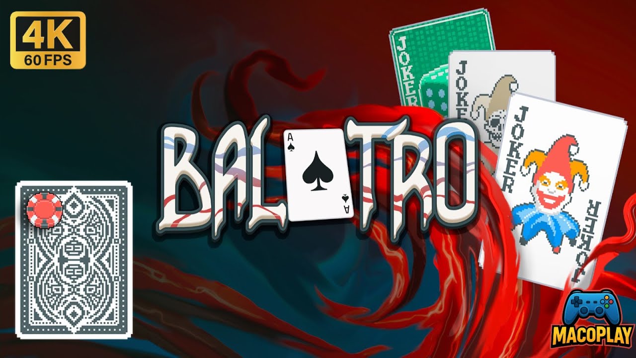 Balatro | Black Deck - Red Stake (Silent 4K 60FPS)