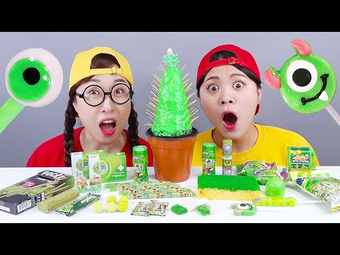 Десерт Green Food Мукбанг ДОНА DONA