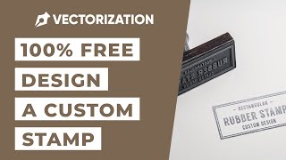 Free Stamp Maker – How to Add a Vectorized Logo and Vector Frame to Your Stamp Design screenshot 2