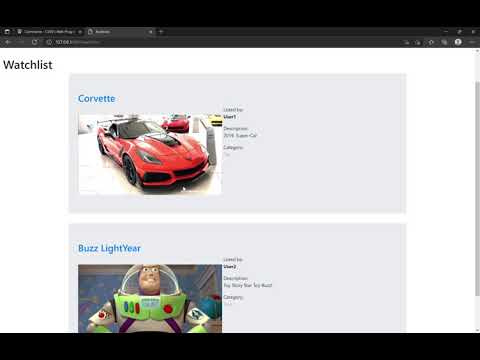 web50, project2, commerce