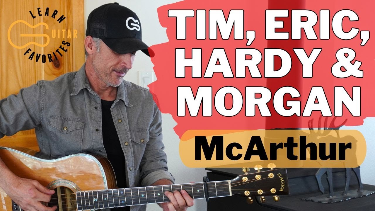 Урок игры на гитаре от McArthur - Tim, Eric, HARDY & Morgan