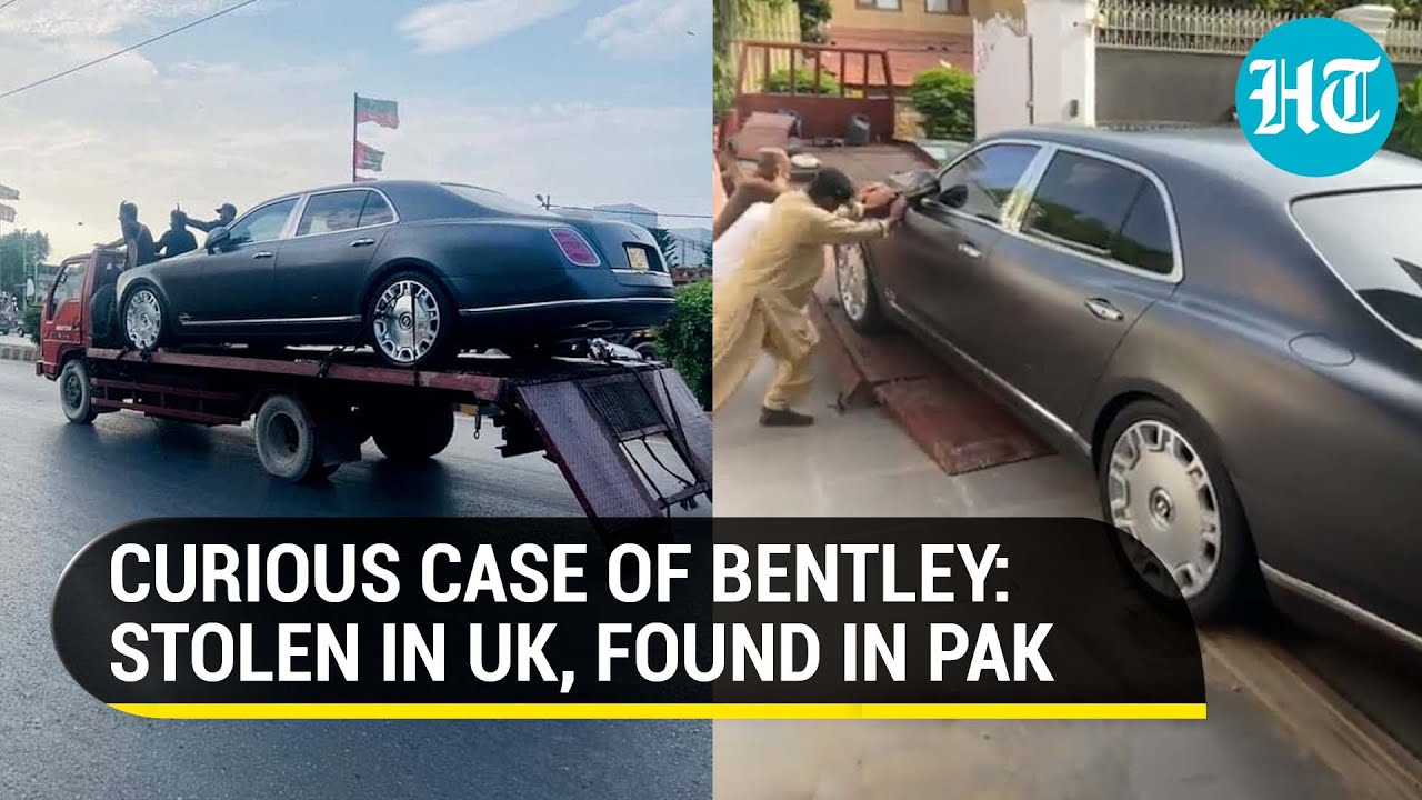 Stolen Bentley's UK to Pak 'journey' baffles internet; Rs 5.6 CR car recovered in Karachi