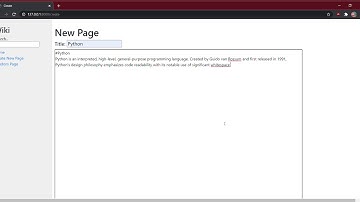 CS50 Web Programming - Project1 - Wiki