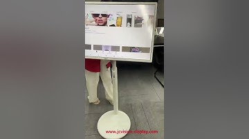 JCVision JCFlip Portable Rotating Display with battery (Horizontal or Vertical are both ok)