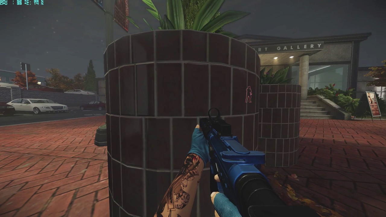 Payday 2 No Skill? No Hud? ONE DOWN!!!