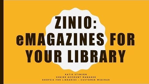Zinio: eMagazines for your Library App